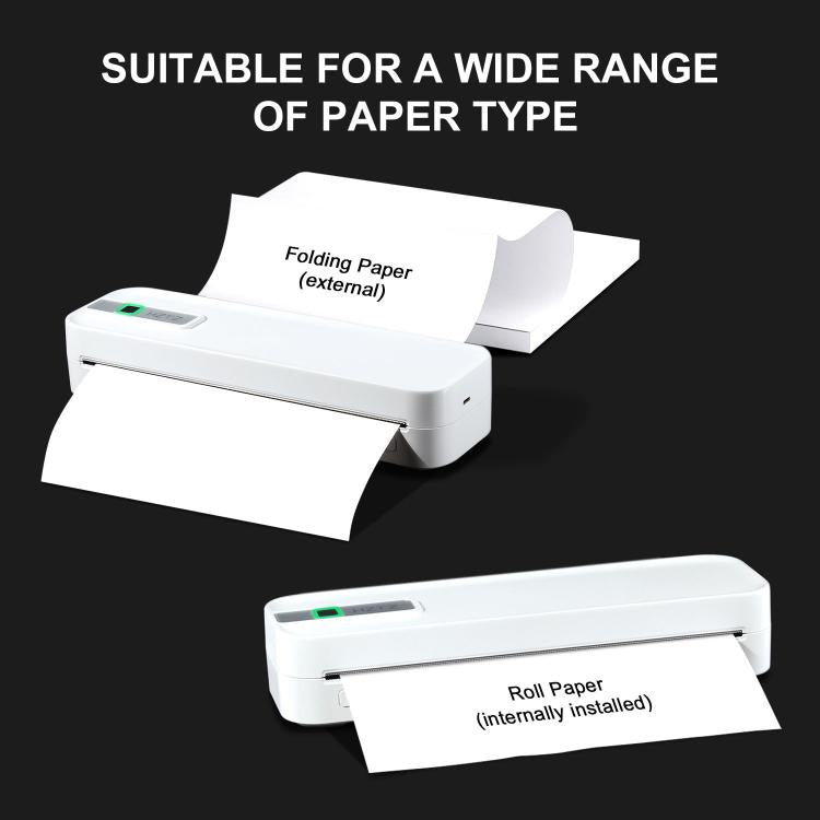 Stampante termica ricaricabile wireless, compatibile con carta da 2 a 8,5 pollici per PDF, file, immagini e carta per tatuaggi., HZTZ A4RJ 200dpi White, HZTZ A4RJ 200dpi Black, HZTZ A4RJ PRO 300dpi White, HZTZ A4RJ PRO 300dpi Black