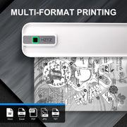 Stampante termica ricaricabile wireless, compatibile con carta da 2 a 8,5 pollici per PDF, file, immagini e carta per tatuaggi., HZTZ A4RJ 200dpi White, HZTZ A4RJ 200dpi Black, HZTZ A4RJ PRO 300dpi White, HZTZ A4RJ PRO 300dpi Black