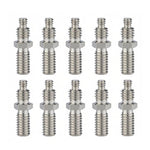 Adattatore per treppiede da 1/4 a 3/8 di pollice per asse centrale della piattaforma cloud, vite per fotocamera, 10pcs E7, 10pcs E8