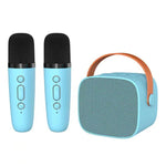 Altoparlante Bluetooth portatile con microfono rimovibile, set karaoke per bambini e famiglie., Sky Blue Dual Mic, Pink Dual Mic, White Dual Mic, Sky Blue Single Mic, Pink Single Mic, White Single Mic