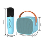 Altoparlante Bluetooth portatile con microfono rimovibile, set karaoke per bambini e famiglie., Sky Blue Dual Mic, Pink Dual Mic, White Dual Mic, Sky Blue Single Mic, Pink Single Mic, White Single Mic
