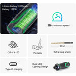 Set di cacciaviti elettrici BAKU 41 in 1 con ricarica USB-C e doppia luce LED per riparazioni domestiche ed elettronica., BA-0001
