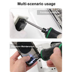 Set di cacciaviti elettrici BAKU 41 in 1 con ricarica USB-C e doppia luce LED per riparazioni domestiche ed elettronica., BA-0001