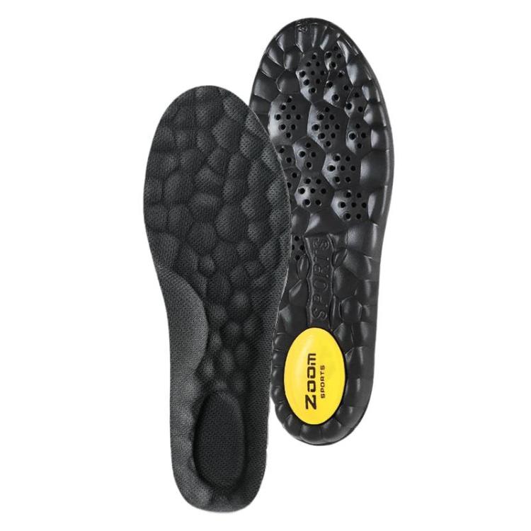 Solette ZOOM Sports con ammortizzazione ad aria, traspiranti, antiodore e supporto plantare., 35-36, 37-38, 39-40, 41-42, 43-44, 45-46