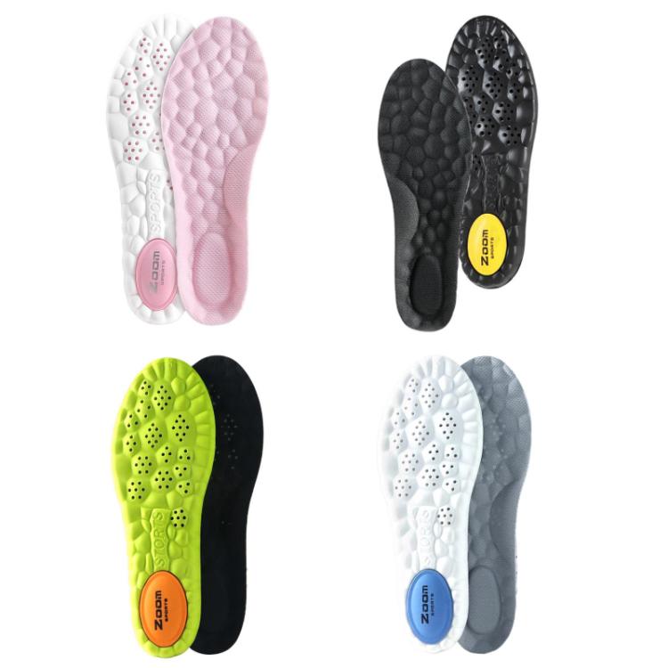 Solette ZOOM Sports con ammortizzazione ad aria, traspiranti, antiodore e supporto plantare., 35-36, 37-38, 39-40, 41-42, 43-44, 45-46