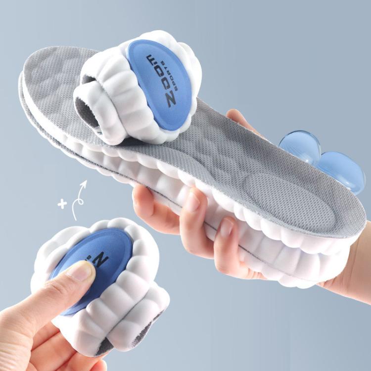 Solette ZOOM Sports con ammortizzazione ad aria, traspiranti, antiodore e supporto plantare., 35-36, 37-38, 39-40, 41-42, 43-44, 45-46