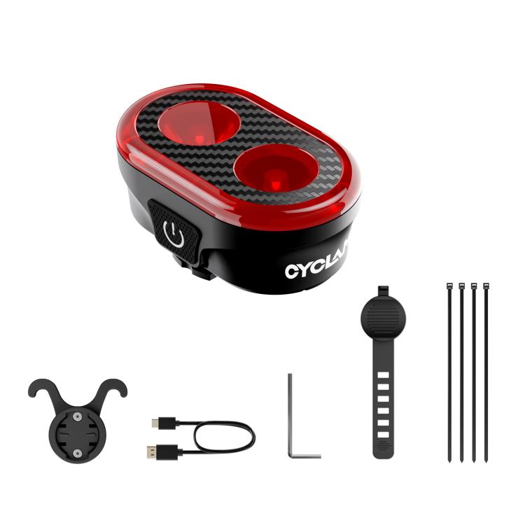 Luce per bicicletta con sensore intelligente, luce per bici da strada e mountain bike., CYCLAMI CY300T Front+Rear Light, CYCLAMI CY200 Rear Lights