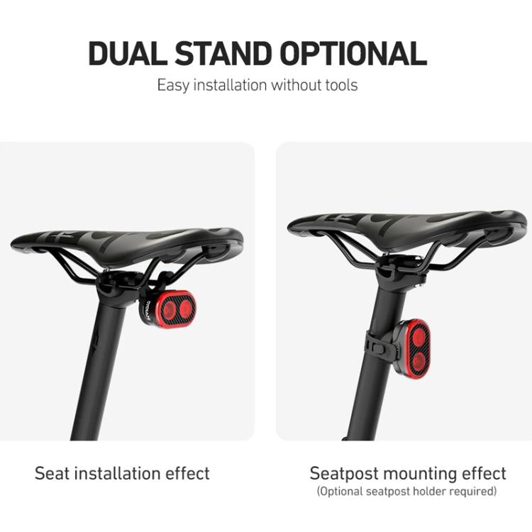Luce per bicicletta con sensore intelligente, luce per bici da strada e mountain bike., CYCLAMI CY300T Front+Rear Light, CYCLAMI CY200 Rear Lights