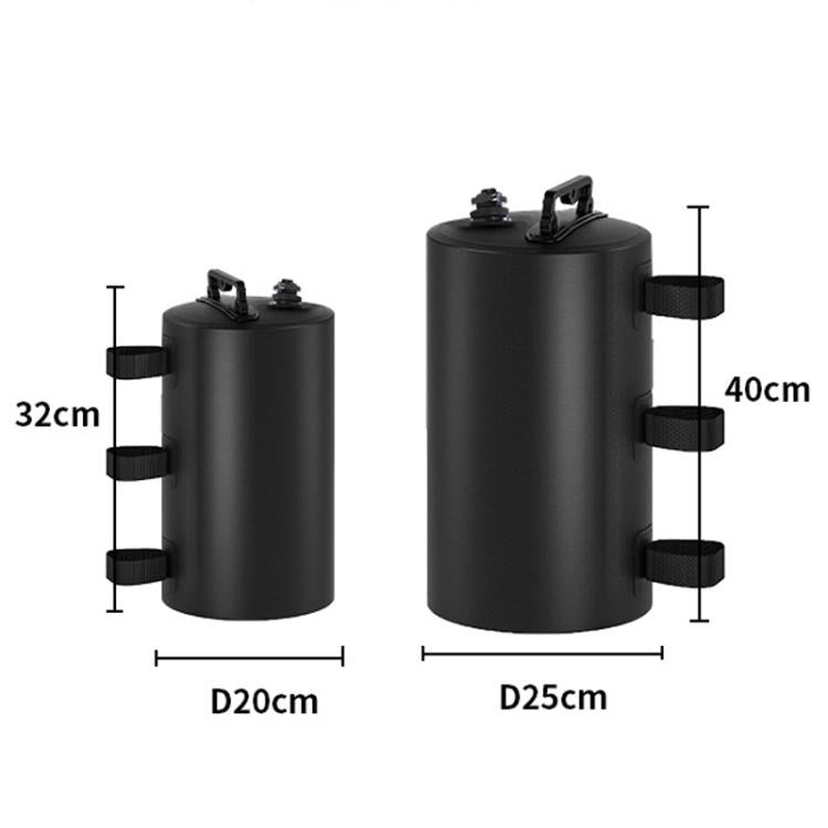 Tenda da esterno Base riempita d'acqua Sacchetto di sacchi di sabbia Sacchetto d'acqua zavorrato Stabilizzatore per secchio, 10L, 20L