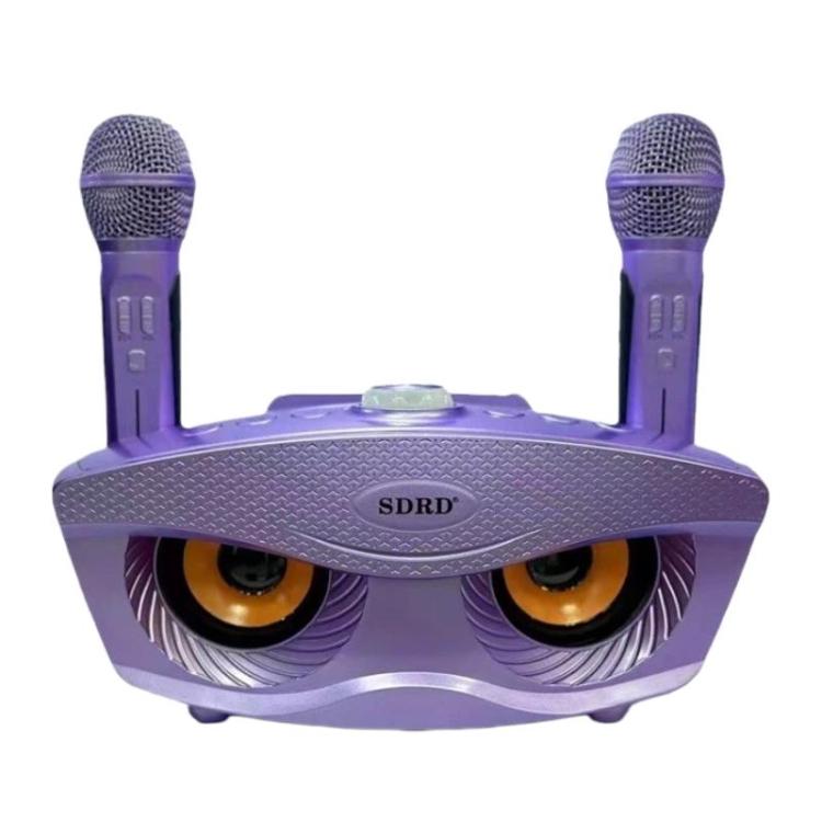 SDRD SD306S Wireless Bluetooth Speaker With Dual Microphone Portable Karaoke Machine For Singing & Live Stream