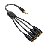 3.5mm Laptop Headphone AUX Adapter Cable, 1 To 6, 1 To 5, 1 To 4, 1 To 3
