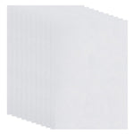Carta autoadesiva inodore formato A4 per ricamo fai da te su tessuto non tessuto, solubile in acqua., 10pcs 21 x 30cm