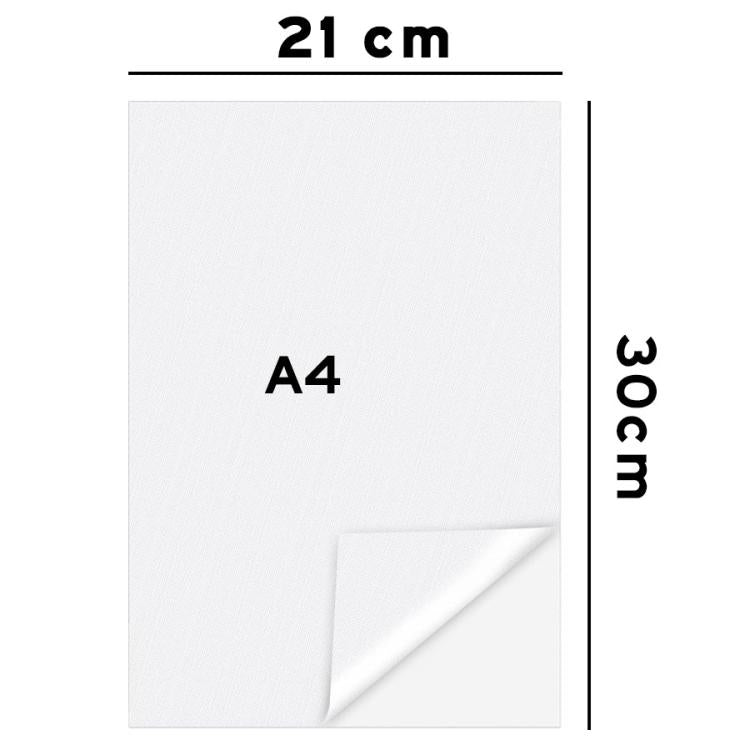 Carta autoadesiva inodore formato A4 per ricamo fai da te su tessuto non tessuto, solubile in acqua., 10pcs 21 x 30cm