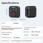 Telecomando Bluetooth aMagisn 3.0 versione universale per Insta360, GoPro Hero, smartphone Android/iOS, DJI OSMO 360, Action 6/5 Pro/4, AM40