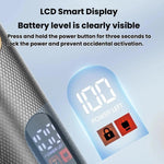 Tagliacapelli elettrico multifunzione 6 in 1 con display digitale, impermeabile IPX6, per naso e ascelle.
