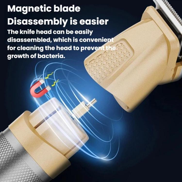 Tagliacapelli elettrico multifunzione 6 in 1 con display digitale, impermeabile IPX6, per naso e ascelle.