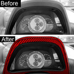 Adesivi cornice tachimetro Lexus IS300 1999-2005 set 2 pezzi
