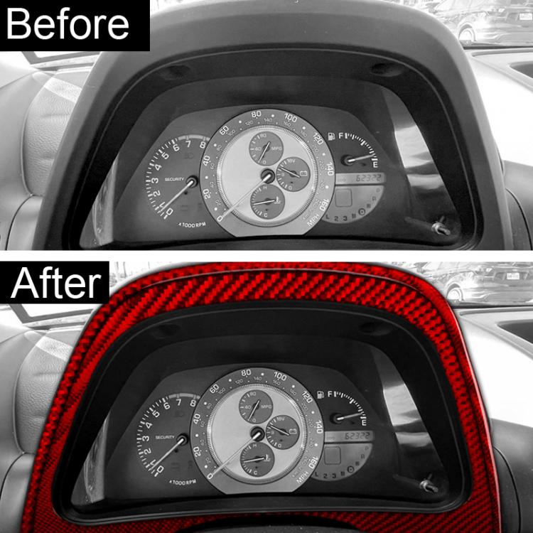 Adesivi cornice tachimetro Lexus IS300 1999-2005 set 2 pezzi
