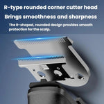 YJ-102 Tagliacapelli multifunzione 5 in 1 da uomo con luce, impermeabile IPX6, per rifinitura di capelli e naso., YJ-102
