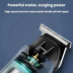 YJ-102 Tagliacapelli multifunzione 5 in 1 da uomo con luce, impermeabile IPX6, per rifinitura di capelli e naso., YJ-102