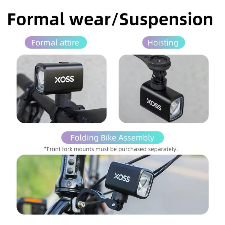 Luce notturna intelligente per bicicletta, torcia ad alta potenza, faro da ciclismo, XOSS Mini