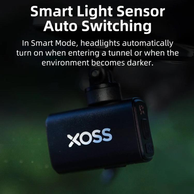 Luce notturna intelligente per bicicletta, torcia ad alta potenza, faro da ciclismo, XOSS Mini