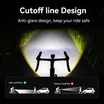 Luce notturna intelligente per bicicletta, torcia ad alta potenza, faro da ciclismo, XOSS Mini