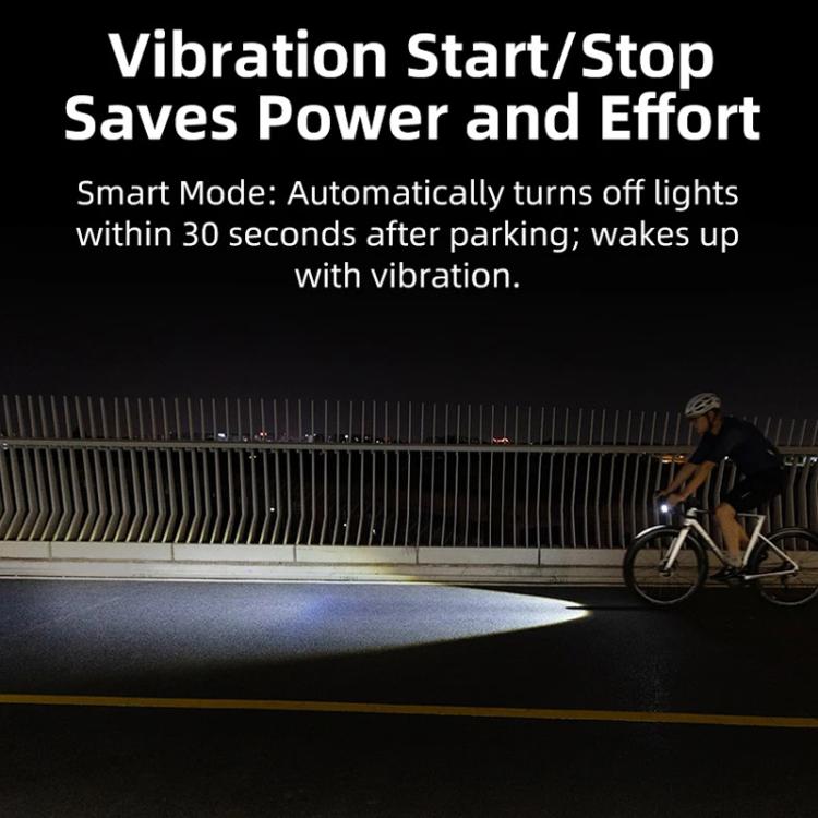 Luce notturna intelligente per bicicletta, torcia ad alta potenza, faro da ciclismo, XOSS Mini