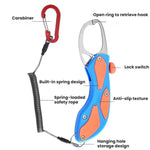 Pinza per esche antiscivolo portatile con manico per pesce.