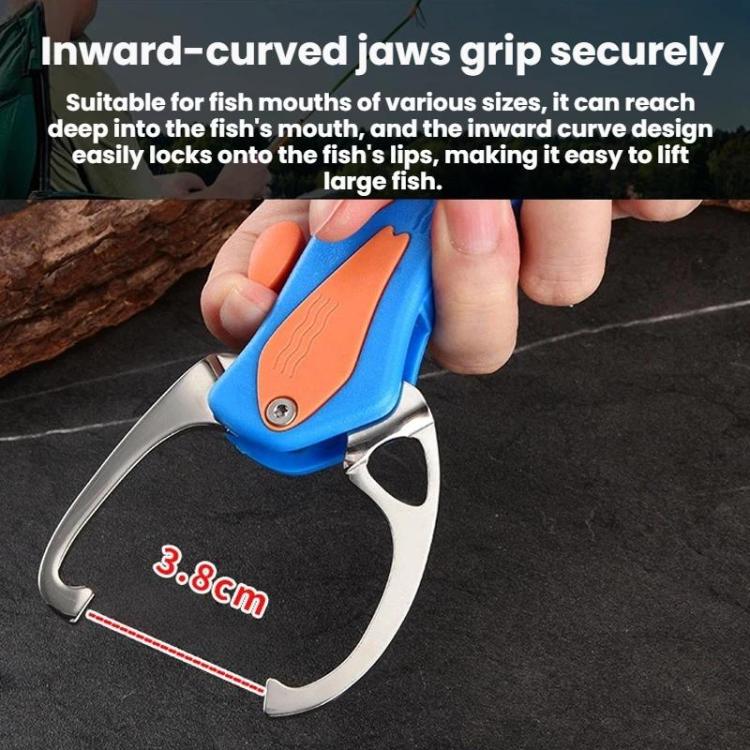 Pinza per esche antiscivolo portatile con manico per pesce.