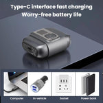 Rasoio elettrico a movimento alternato KS-8800 con 3 testine e display LCD, impermeabile IPX6.