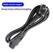 1.5m Pure Copper Power Cable 3 Pin 0.75 Square Computer Monitor Display Cable, 1.5m x 0.75