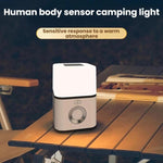 Luce notturna a sensore ricaricabile da 5W, da appendere, ideale per il campeggio all'aperto.