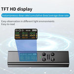 Rilevatore radiazioni nucleari portatile con display TFT