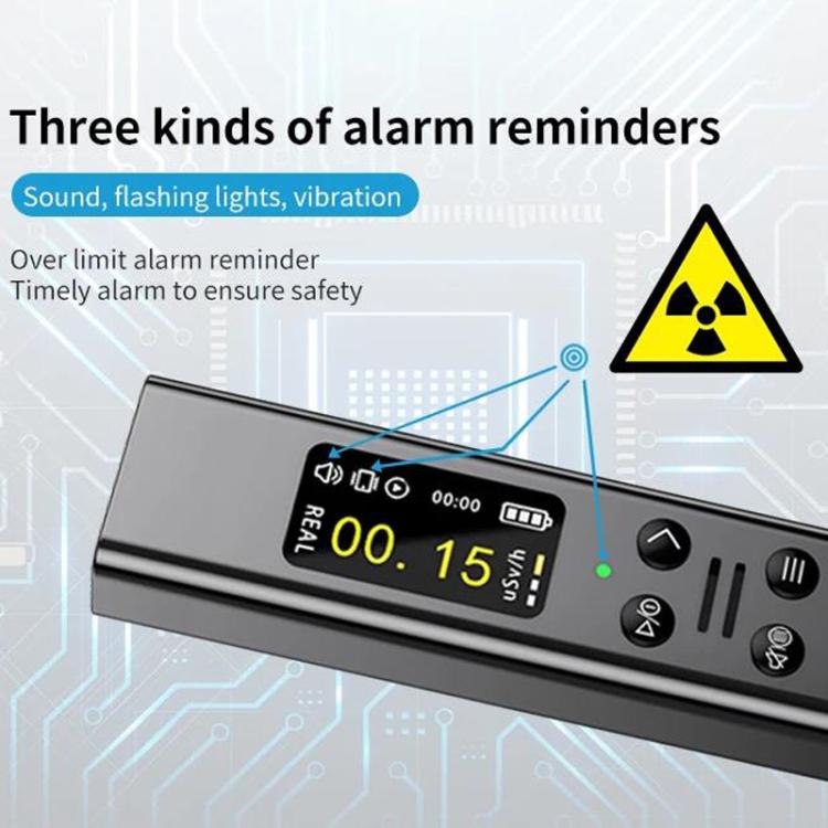 Rilevatore di radiazioni nucleari Contatore Geiger Contaminazione nucleare Tester per frutti di mare Biglie Dosimetro personale
