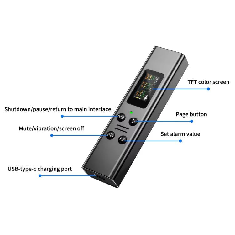 Rilevatore radiazioni nucleari portatile con display TFT