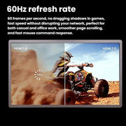 14-Inch Portable Monitor USB-C & HDMI-Compatible Laptop Second Screen, HYX-14R
