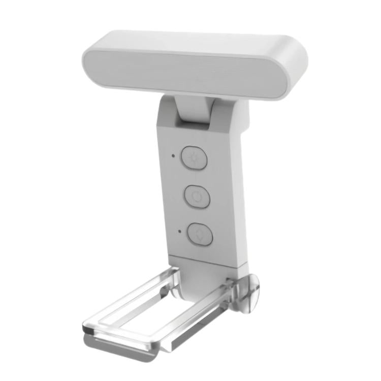 Lampada da lettura a clip ricaricabile tramite USB con segnalibro pieghevole a LED