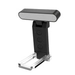Lampada da lettura a clip ricaricabile tramite USB con segnalibro pieghevole a LED