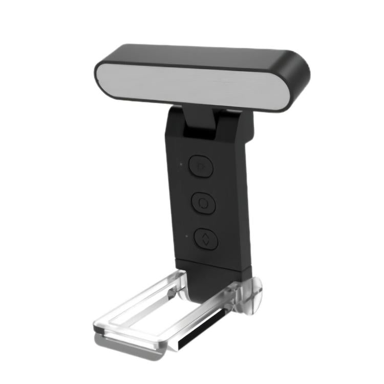Lampada da lettura a clip ricaricabile tramite USB con segnalibro pieghevole a LED