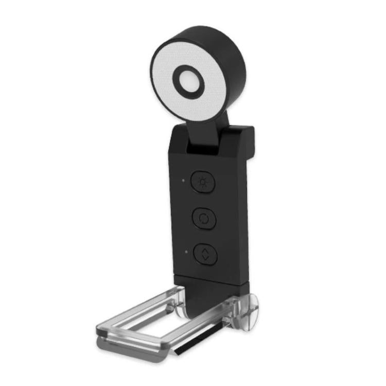 Mini lampada segnalibro portatile USB con clip, luce ambientale a LED