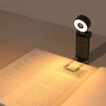 Mini lampada segnalibro portatile USB con clip, luce ambientale a LED