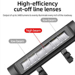 Faro anteriore per ciclismo notturno ad alta intensità ricaricabile per mountain bike, CYC3000