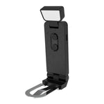 Mini lampada segnalibro portatile USB con clip a LED per la protezione degli occhi, lampada da scrivania, 200mAh Black, 200mAh White