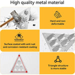 Morsetto a pressione con base triangolare per l'installazione di pannelli acustici, 12pcs