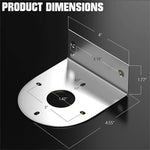 Supporto in acciaio inox per luci LED veicoli 2 pezzi