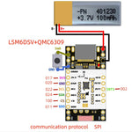 Per SlimeVR / Smol Modulo LSM6DSV + QMC6309