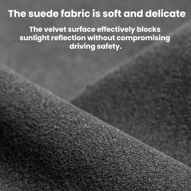 Suede Dashboard Lightproof Mat Sun Protection Sunshade Mat For Tesla Model Y L / 2025+ MODEL Y JUNIPER, 3mm Widened, 4mm