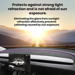 Suede Dashboard Lightproof Mat Sun Protection Sunshade Mat For Tesla Model Y L / 2025+ MODEL Y JUNIPER, 3mm Widened, 4mm