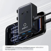 Adattatore multi-paese ANKER A9215, ricarica rapida PD da 20 W, caricabatterie portatile universale con distribuzione intelligente.